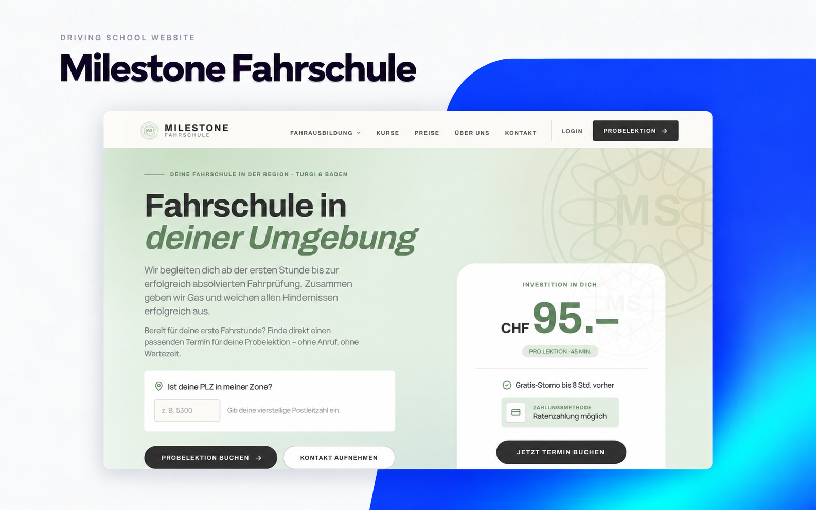 Fahrschule Milestone